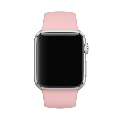 Ремешок спортивный для Apple Watch 38mm Бледно розовый