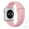 Ремешок спортивный для Apple Watch 38mm Бледно розовый