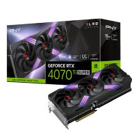 Игровая видеокарта NVIDIA PNY GeForce RTX 4070 Ti SUPER 16GB XLR8 Gaming VERTO EPIC-X RGB Overclocked Triple Fan