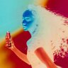 Портативный вентилятор Dyson HushJet Mini Cool - Carnelian/Sky