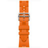 Apple Watch Hermes Series 12 42mm, спортивный ремешок Kilim оранжевый