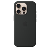 Силиконовый чехол для iPhone 16 Pro с MagSafe - Black (Черный)