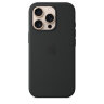 Силиконовый чехол для iPhone 16 Pro с MagSafe - Black (Черный)
