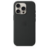 Силиконовый чехол для iPhone 16 Pro с MagSafe - Black (Черный)