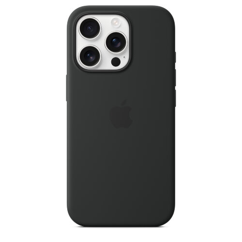 Силиконовый чехол для iPhone 16 Pro с MagSafe - Black (Черный)