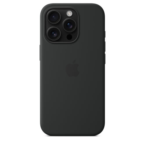 Силиконовый чехол для iPhone 16 Pro с MagSafe - Black (Черный)