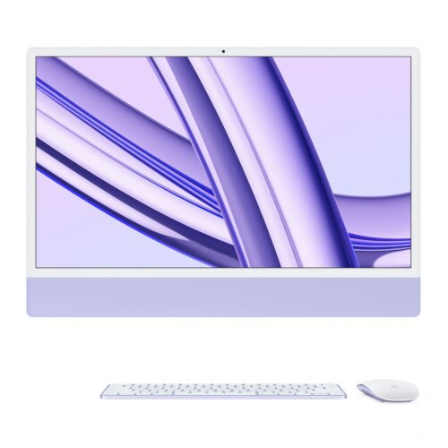Apple iMac 24 inch (2023, M3, 16GB, 1TB SSD, 10-core GPU) VESA, Purple