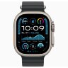 Apple Watch Ultra 2 49mm Titanium Case with Black Ocean Band