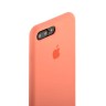 Чехол-накладка Silicone для iPhone 8 Plus и 7 Plus - Персиковый