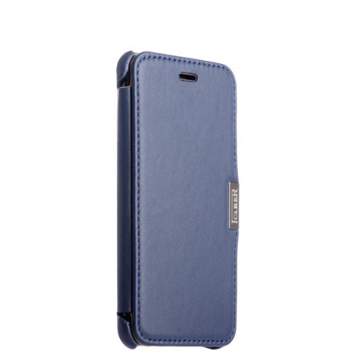 Чехол-книжка кожаная i-Carer для iPhone 8 и 7 luxury Series - Синий