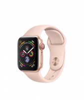 Apple Watch series 5, 40 мм Cellular + GPS, золотой алюминий, ремешок спортивный