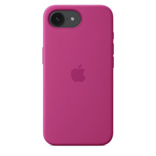 Силиконовый чехол для iPhone 16e -Fuchsia (Розовый)