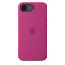 Силиконовый чехол для iPhone 16e -Fuchsia (Розовый)