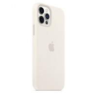 Силиконовый чехол MagSafe для iPhone 12 Pro Белый