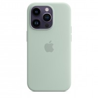 Силиконовый чехол для iPhone 14 Pro с MagSafe - Мятный
