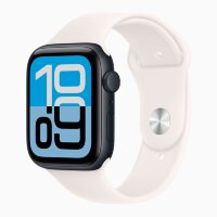Apple Watch SE 3 40mm, Midnight Aluminum Case with Sport Band - Light Blush