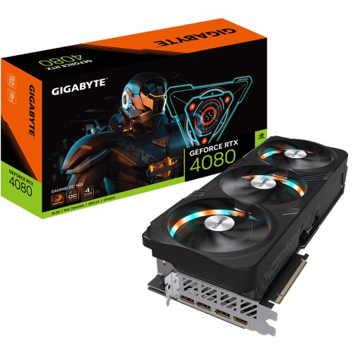 Игровая видеокарта NVIDIA GIGABYTE RTX 4080 GAMING OC 16G