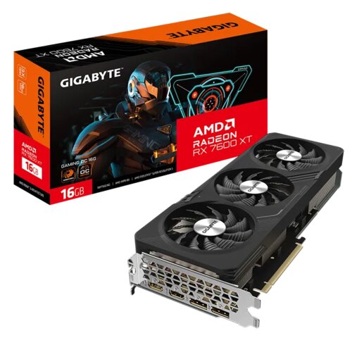 Игровая видеокарта GIGABYTE Radeon RX 7600 XT GAMING OC 16G
