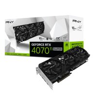 Видеокарта NVIDIA PNY GeForce RTX 4070 Ti SUPER 16GB VERTO Overclocked Triple Fan