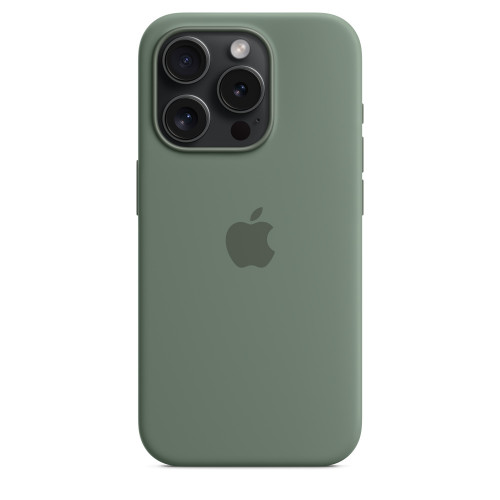 Силиконовый чехол для iPhone 15 с MagSafe - Кипарис (Cypress)