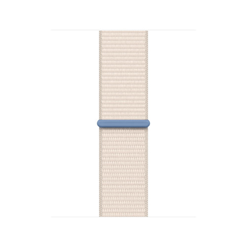 Apple Watch Series 9 45mm, Silver Stainless Steel Case with Sport Loop - Starlight