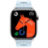 Apple Watch Hermes Series 12 42mm, спортивный ремешок Kilim светло-голубой