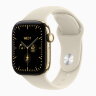 Apple Watch Series 12 42mm, Radiant Gold Titanium Case with Sport Band - Sand
