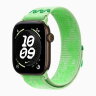 Apple Watch Series 12 42mm, Dark Bronze Aluminum Case with Nike Sport Loop - Green Spark