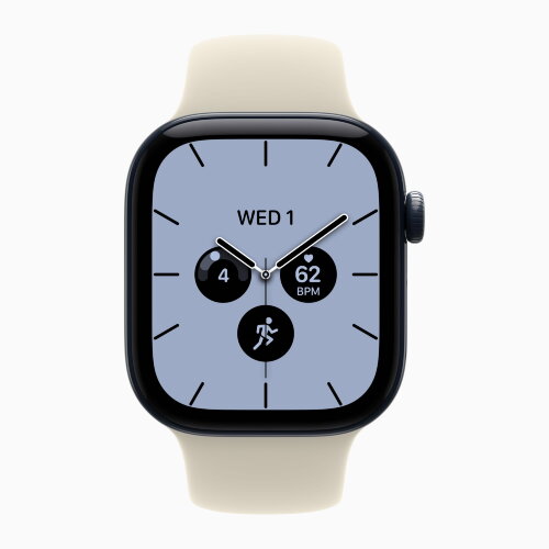 Apple Watch Series 12 46mm, Night Blue Ceramic Case with Sport Band - Sand