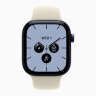 Apple Watch Series 12 46mm, Night Blue Ceramic Case with Sport Band - Sand