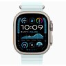 Apple Watch Ultra 2 49mm Titanium Case with Ice Blue Ocean Band