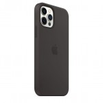 Силиконовый чехол MagSafe для iPhone 12 Pro Черный