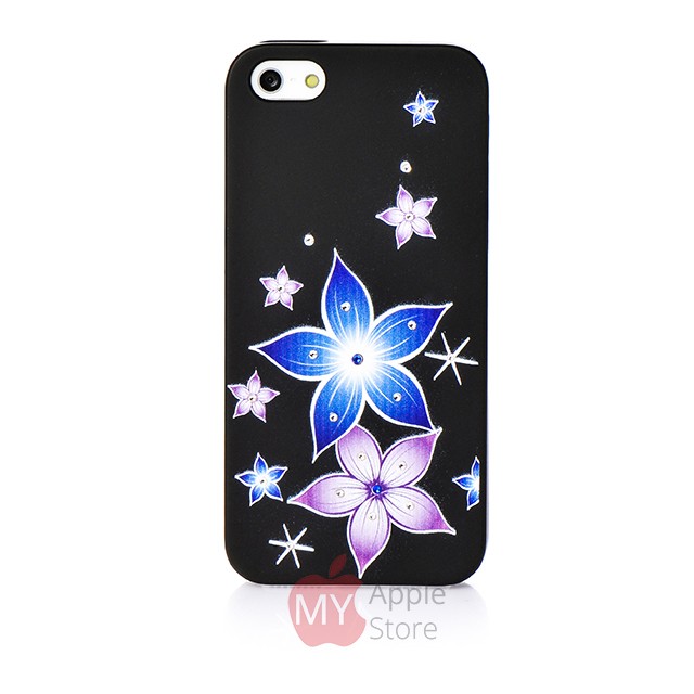 Чехол накладка ipsky для iPhone 5 / 5S со стразами swarovski