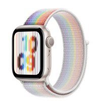 Apple Watch Series 8 41mm, Starlight Aluminum Case with Sport Loop - Pride Edition