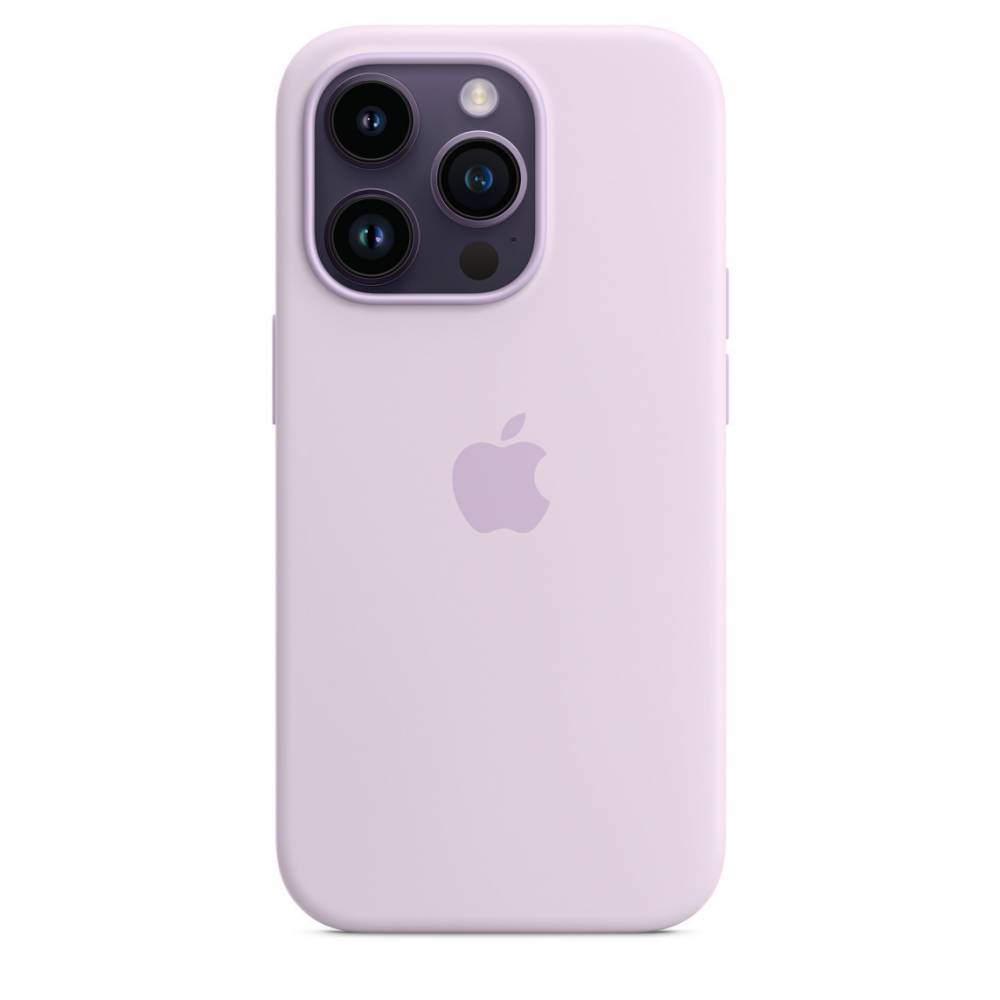 Купить силиконовый чехол для iPhone 14 Pro Lilac в Москве цена