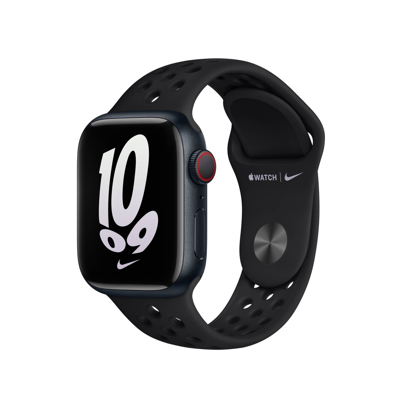 Nike Sport Band 45mm Apple Watch M L Black Black