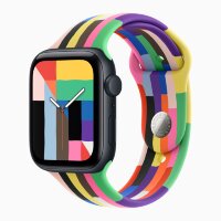 Apple Watch SE 3 40mm, Midnight Aluminum Case with Sport Band - Pride Edition