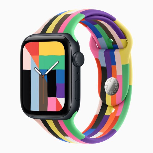 Apple Watch SE 3 40mm, Midnight Aluminum Case with Sport Band - Pride Edition