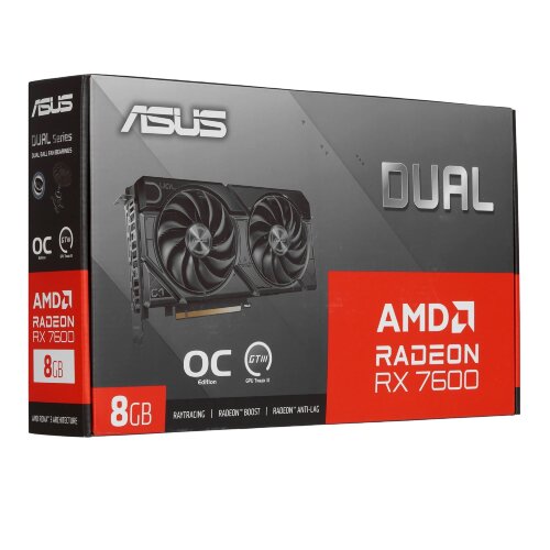 Видеокарта ASUS Dual Radeon RX 7600 EVO OC 8GB