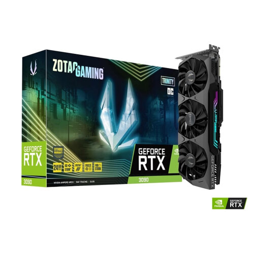 Игровая видеокарта NVIDIA ZOTAC GAMING GeForce RTX 3090 Trinity OC