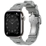 Apple Watch Hermes Series 12 42mm, спортивный ремешок Kilim серый