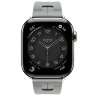 Apple Watch Hermes Series 12 42mm, спортивный ремешок Kilim серый