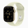 Apple Watch Series 12 42mm, Radiant Gold Titanium Case with Sport Band - Pale Succulent