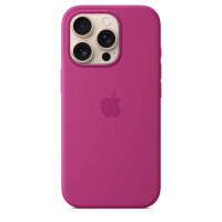 Силиконовый чехол для iPhone 16 Pro с MagSafe -Fuchsia (Розовый)