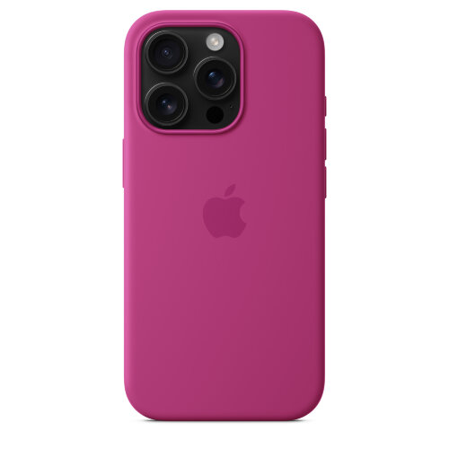 Силиконовый чехол для iPhone 16 Pro с MagSafe -Fuchsia (Розовый)