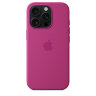 Силиконовый чехол для iPhone 16 Pro с MagSafe -Fuchsia (Розовый)