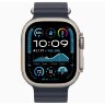 Apple Watch Ultra 2 49mm Titanium Case with Navy Ocean Band