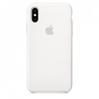 Силиконовый чехол для iPhone Xs Max, белый