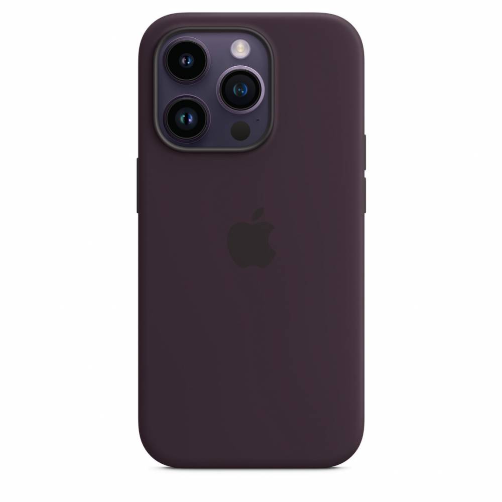 Купить силиконовый чехол для iPhone 14 Pro Elderberry в Москве цена