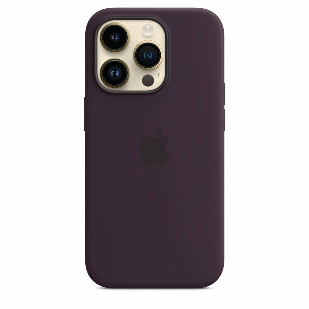 Купить силиконовый чехол для iPhone 14 Pro Elderberry в Москве цена